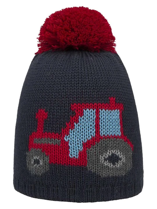 Zdjęcie produktu Döll Czapka w kolorze czerwono-czarnym rozmiar: 49 cm