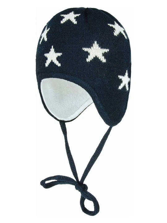Zdjęcie produktu Döll Czapka w kolorze granatowo-białym rozmiar: 39 cm