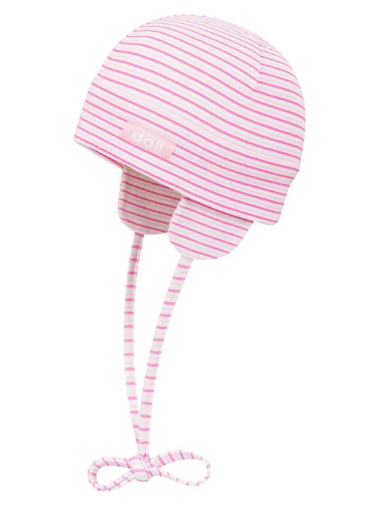 Zdjęcie produktu Döll Czapka w kolorze różowo-białym rozmiar: 43 cm
