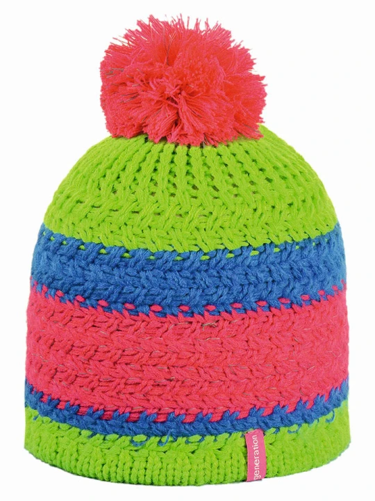 Zdjęcie produktu Döll Czapka w kolorze różowo-niebiesko-zielonym rozmiar: 55 cm