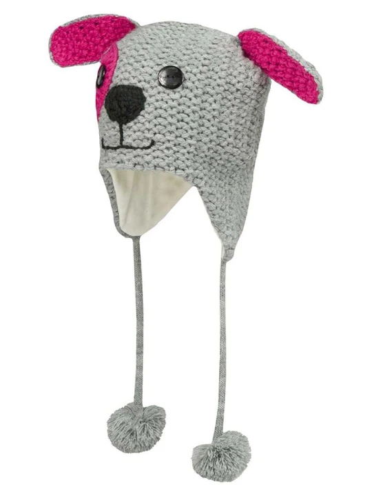 Zdjęcie produktu Döll Czapka w kolorze szaro-różowym rozmiar: 49 cm
