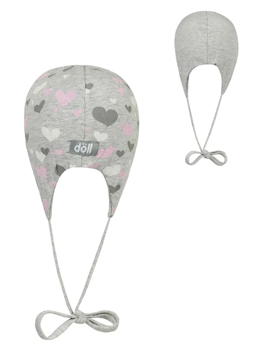 Zdjęcie produktu Döll Dwustronna czapka w kolorze szarym rozmiar: 45 cm
