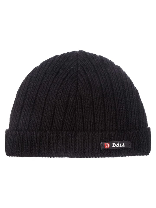 Zdjęcie produktu Döll Dzianinowa czapka w kolorze czarnym rozmiar: 53 cm