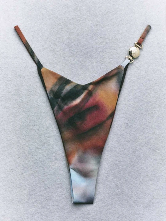 Zdjęcie produktu Dół bikini brazylijski w nadruku Summer Faded Patrizia Pepe
