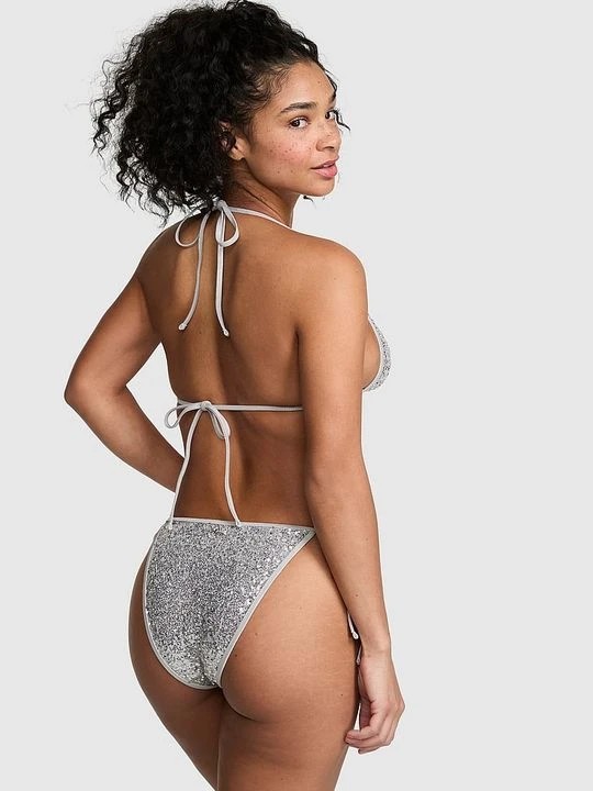 Zdjęcie produktu PINK Dół bikini cheeky wiązany po bokach Victoria's Secret
