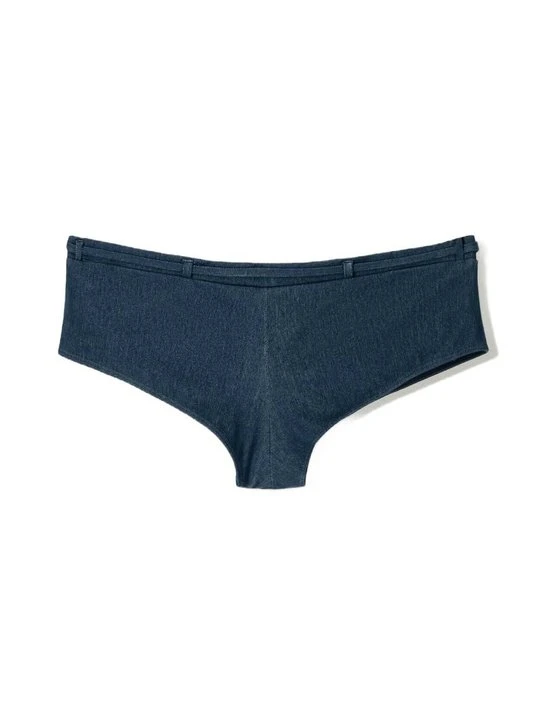 Zdjęcie produktu Dół od bikini Bershka granatowy