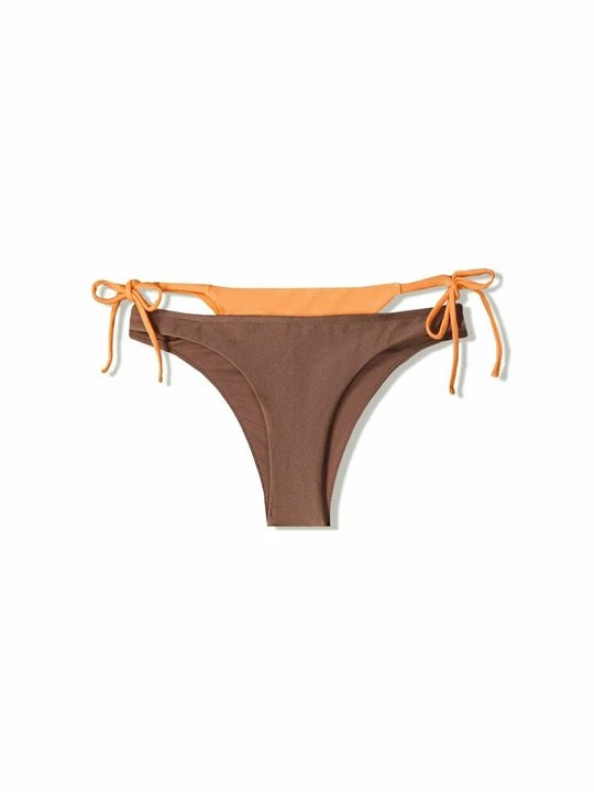 Zdjęcie produktu Dół od bikini Bershka pomarańczowy