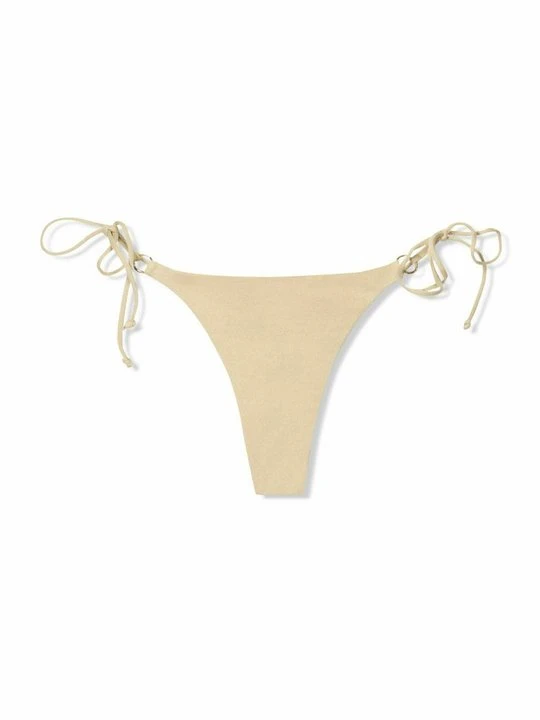 Zdjęcie produktu Dół od bikini Bershka złoty