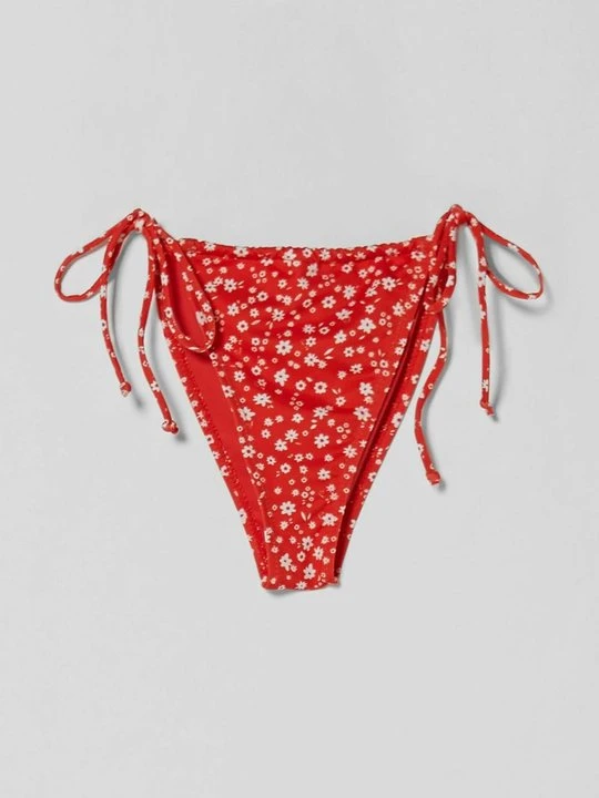 Zdjęcie produktu Dół od bikini Bershka czerwony