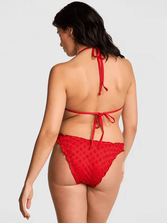 Zdjęcie produktu PINK Dół od bikini Cheeky Victoria's Secret Czerwony