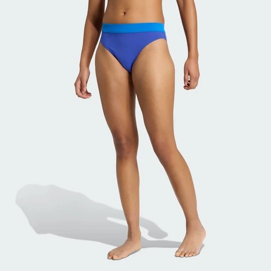 Zdjęcie produktu DÓŁ OD BIKINI OPTIMÉ AQUA MID-WAIST Adidas Semi Lucid Blue