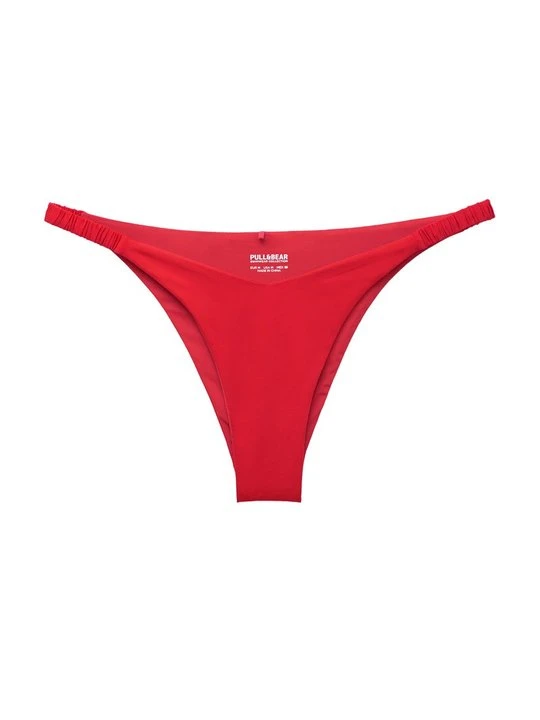Zdjęcie produktu Dół od bikini PULL&BEAR czerwony