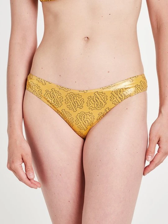 Zdjęcie produktu Dół od bikini Roberto Cavalli złoty