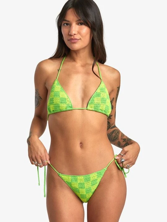 Zdjęcie produktu Dół od bikini RVCA jasnozielony