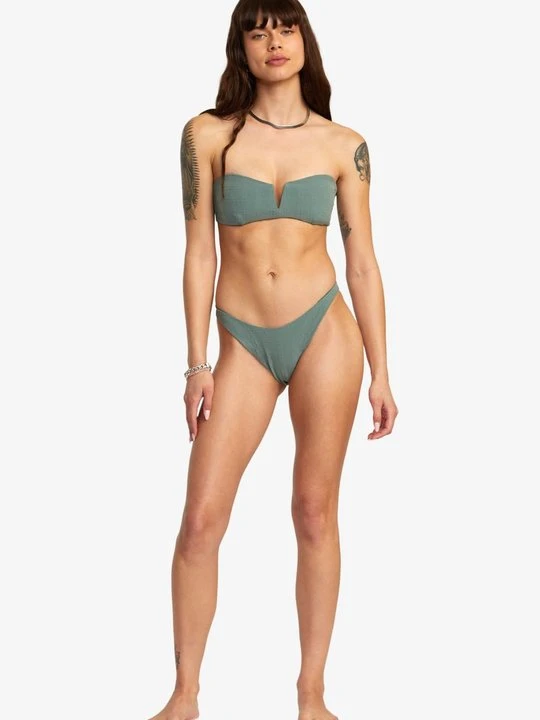 Zdjęcie produktu Dół od bikini RVCA zielony