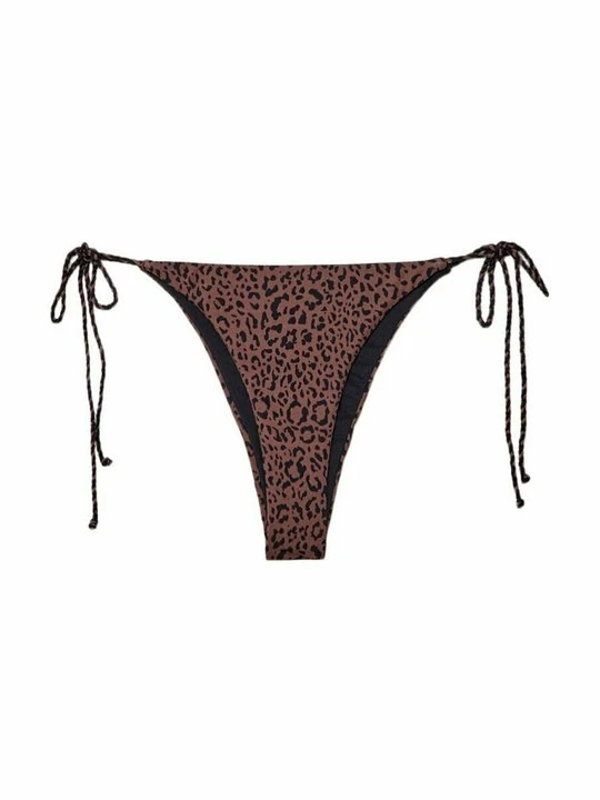 Zdjęcie produktu Dół od bikini Stradivarius ciemnobrązowy