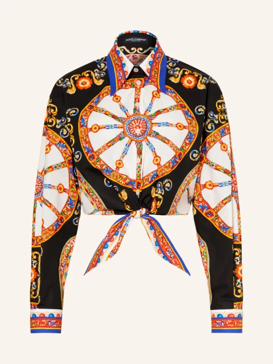 Zdjęcie produktu Dolce & Gabbana Bluzka Koszulowa schwarz czarny
