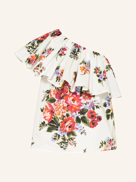 Zdjęcie produktu Dolce & Gabbana Bluzka Z Falbanami weiss
