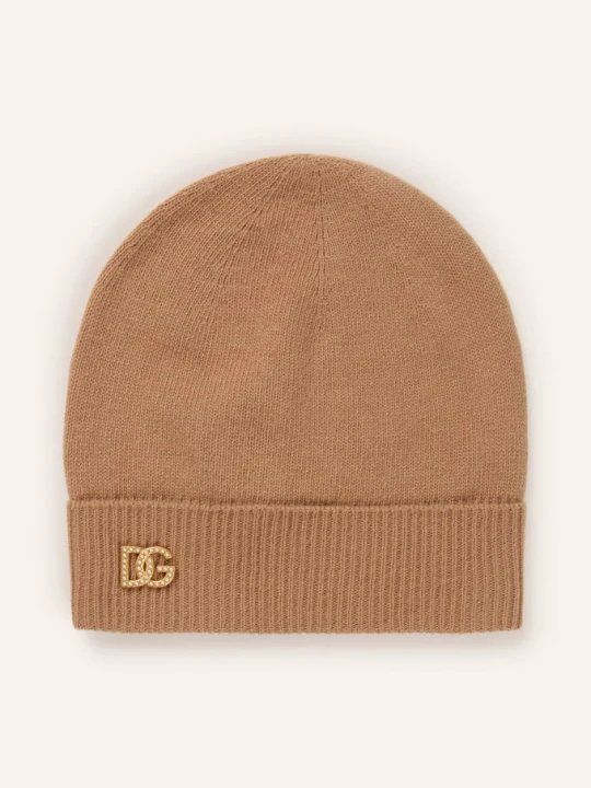 Zdjęcie produktu Dolce & Gabbana Czapka Z Ozdobnymi Koralikami beige