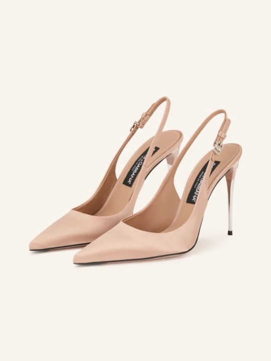 Zdjęcie produktu Dolce & Gabbana Czółenka Typu Sling Raso beige