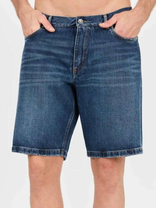 Zdjęcie produktu DOLCE & GABBANA Jeansowe męskie spodenki, Rozmiar L Niebieski