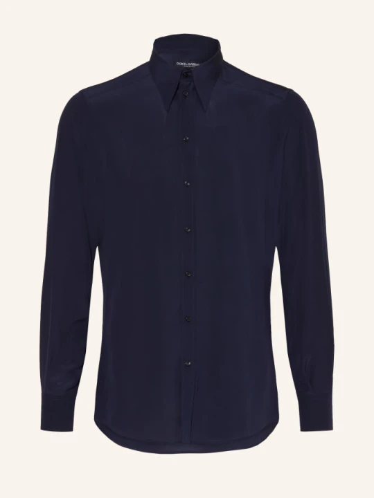 Zdjęcie produktu Dolce & Gabbana Jedwabna Koszula O Kroju Regular Fit blau GRANATOWY