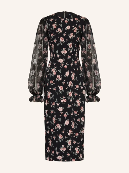 Zdjęcie produktu Dolce & Gabbana Jedwabna Sukienka schwarz czarny