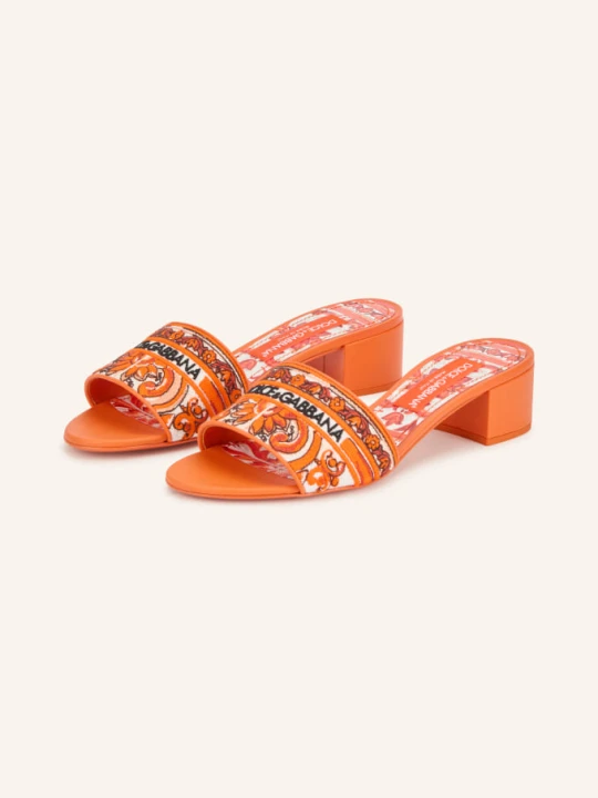 Zdjęcie produktu Dolce & Gabbana Klapki orange