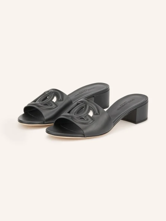 Zdjęcie produktu Dolce & Gabbana Klapki Typu Mules schwarz CZARNY