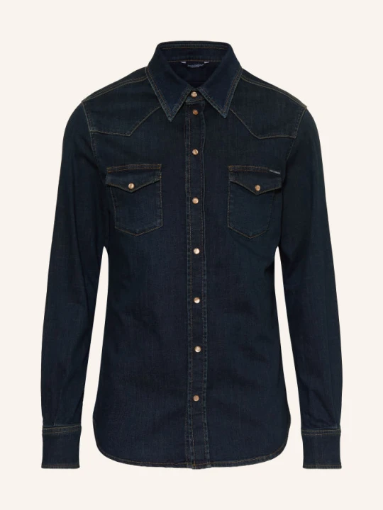 Zdjęcie produktu Dolce & Gabbana Koszula Dżinsowa O Kroju Extra Slim Fit blau GRANATOWY
