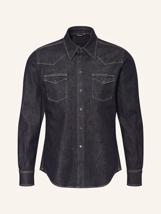 Zdjęcie produktu Dolce & Gabbana Koszula Jeansowa Slim Fit blau GRANATOWY