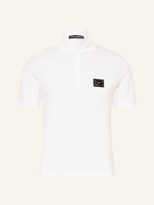 Zdjęcie produktu Dolce & Gabbana Koszulka Polo Piqué weiss BIAŁY