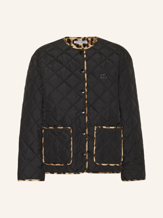 Zdjęcie produktu Dolce & Gabbana Kurtka Pikowana schwarz czarny