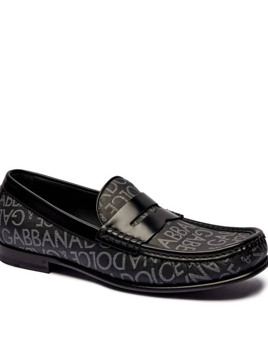 Zdjęcie produktu Dolce & Gabbana Mokasyny | z dodatkiem skóry czarny