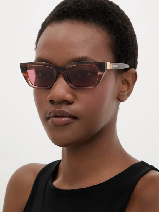 Zdjęcie produktu Dolce & Gabbana okulary przeciwsłoneczne damskie brązowy