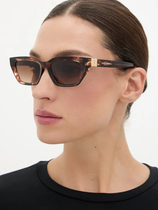 Zdjęcie produktu Dolce & Gabbana okulary przeciwsłoneczne damskie brązowy
