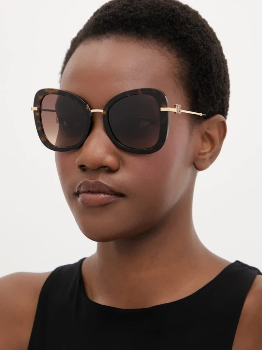 Zdjęcie produktu Dolce & Gabbana okulary przeciwsłoneczne damskie brązowy