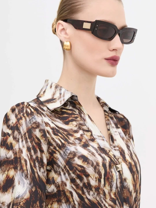 Zdjęcie produktu Dolce & Gabbana okulary przeciwsłoneczne brązowy