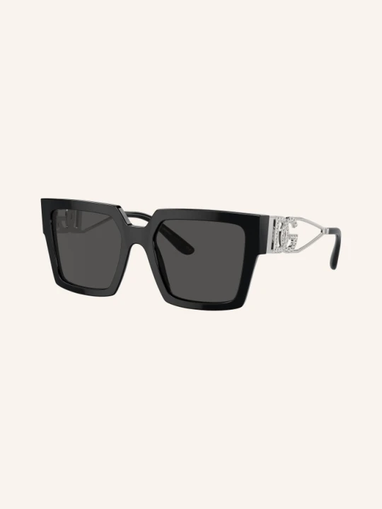Zdjęcie produktu Dolce & Gabbana Okulary Przeciwsłoneczne dg4446b Z Ozdobnymi Kamykami schwarz czarny