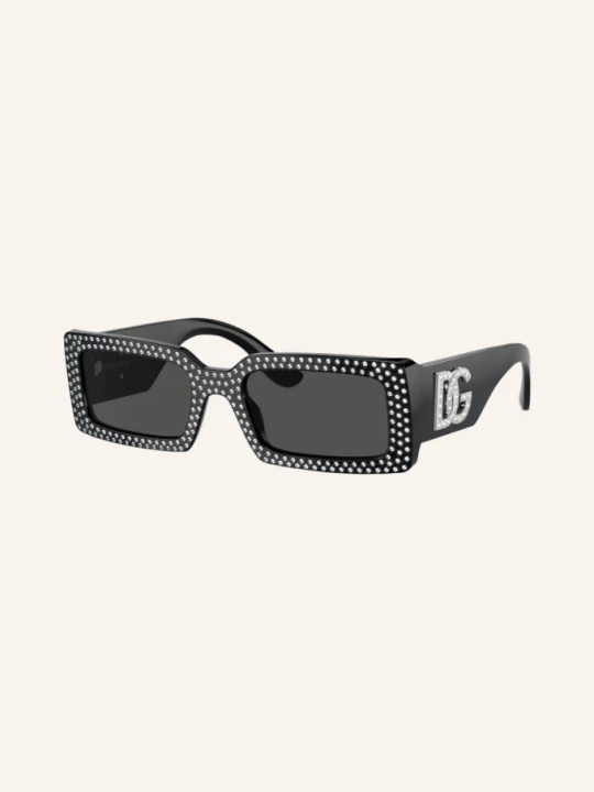Zdjęcie produktu Dolce & Gabbana Okulary Przeciwsłoneczne dg4447b Z Ozdobnymi Kamykami schwarz czarny