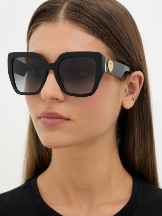 Zdjęcie produktu Dolce & Gabbana okulary przeciwsłoneczne kwadratowe damskie czarny