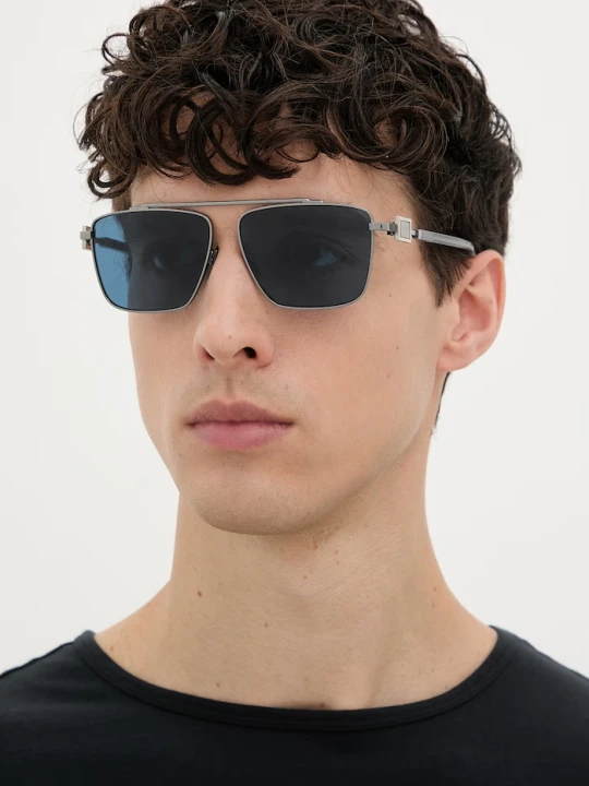 Zdjęcie produktu Dolce & Gabbana okulary przeciwsłoneczne męskie srebrny