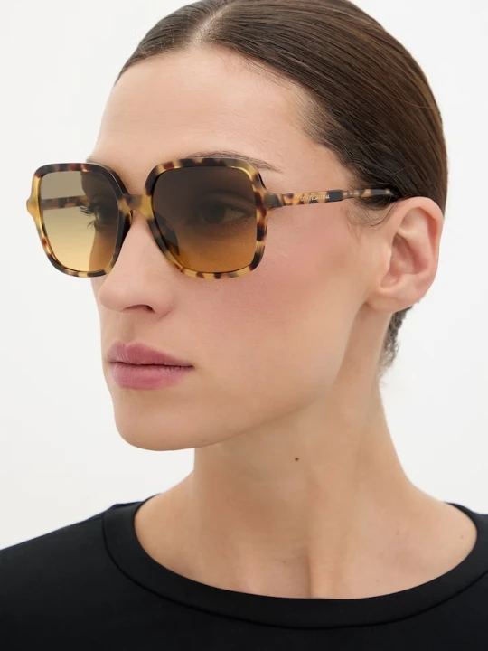 Zdjęcie produktu Dolce & Gabbana okulary przeciwsłoneczne okrągłe damskie żółty