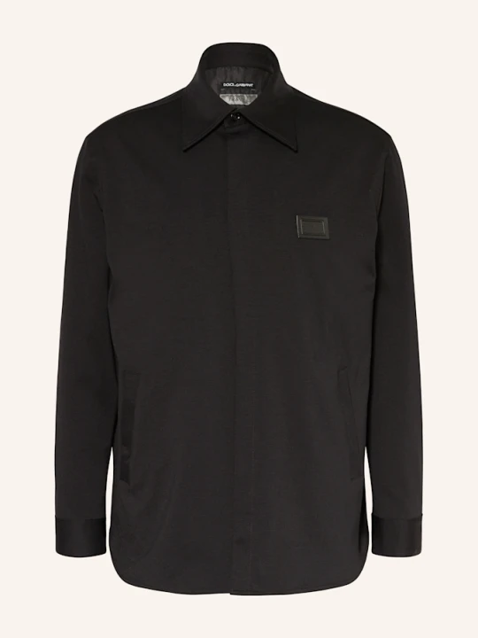 Zdjęcie produktu Dolce & Gabbana Overjacket Z Dżerseju schwarz CZARNY