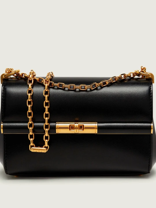 Zdjęcie produktu Dolce & Gabbana Skórzana torebka na ramię Marlene czarny