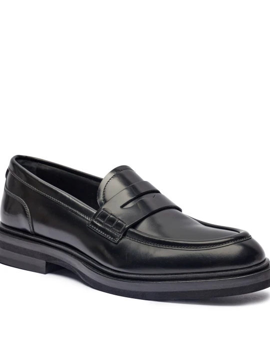 Zdjęcie produktu Dolce & Gabbana Skórzane loafersy czarny
