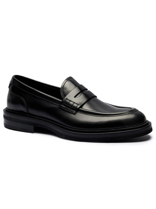 Zdjęcie produktu Dolce & Gabbana Skórzane loafersy czarny