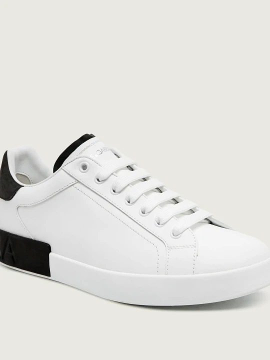 Zdjęcie produktu Dolce & Gabbana Skórzane sneakersy biały