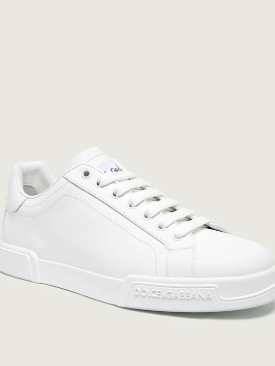 Zdjęcie produktu Dolce & Gabbana Skórzane sneakersy biały