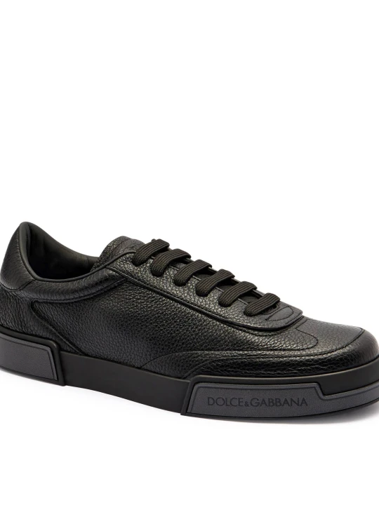 Zdjęcie produktu Dolce & Gabbana Skórzane sneakersy czarny